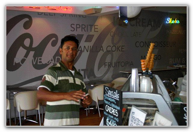 Steve at Hillary's Beach Hotel